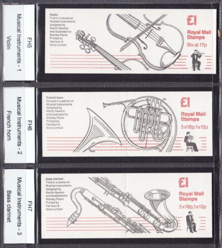 1986 MUSICAL INSTRUMENTS SERIES YOU CHOOSE YOUR BOOKLET FH5-FH7 INC CYL NO`s  - Picture 1 of 7