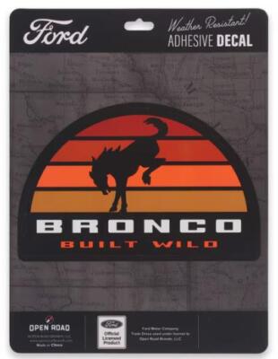 Decal - Ford Bronco Sunset * Off Roading * Ships Worldwide & Free to the USA!