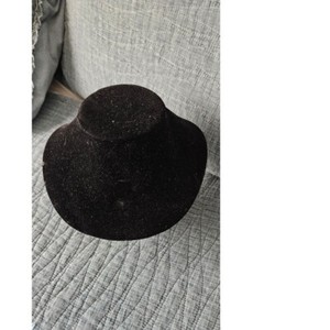 Necklace Display Bust Jewelry Holder Stand Velvet Mannequin Showcase Black