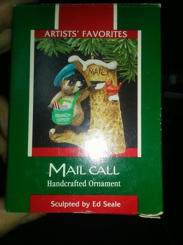 1989 Mail Call   Hallmark Keepsake Christmas Ornament xo0269