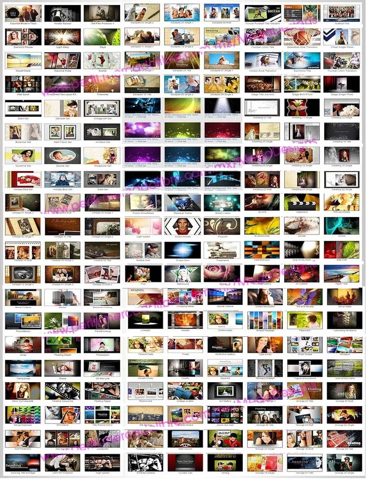 +6000 Templates, Transitions and Styles ProShow Producer - Image 4 of 4