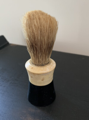 ANTIQUE VINTAGE SHAVING MUG BRUSH STERILIZED EVER-READY 100T