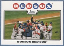 2008 Topps #234b Boston Red Sox/Rudy Giuliani X 5 World Series Highlight