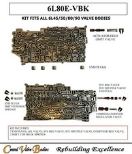 6L80E, 6L90E Valve Body Repair Kit - Drop-In - No Reaming, AFL, TCC, PLUGS ECT..