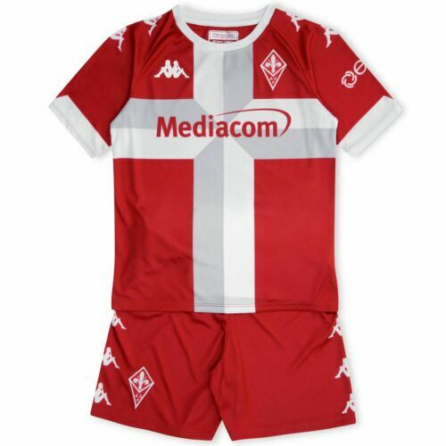 Terza Maglia Fiorentina Bambino 2023-24 Kappa – Completo Con Pantaloncino, Blu