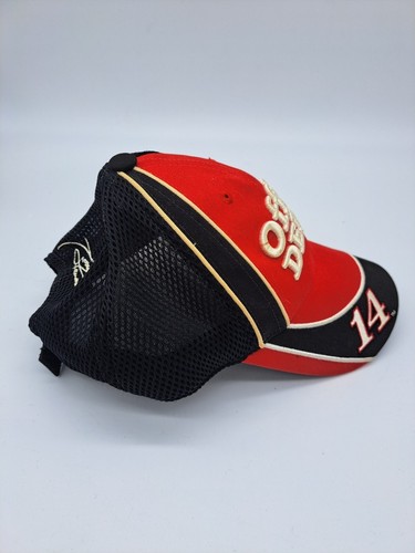 Tony Stewart #14 NASCAR Chase Office Depot Adjustable Trucker Baseball Cap Hat - Picture 4 of 7