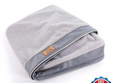 Sunheir Dog Bed Covers Soft Plush Replacement Washable, Large Waterproof 34X19X3