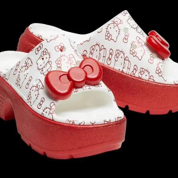 CROCS X HELLO KITTY STOMP SLIDE WOMENS SIZE 11 | eBay