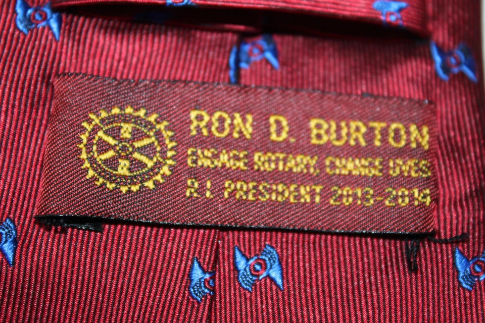Corbata de seda RON D.BURTON F49987 Foto 4 de 4