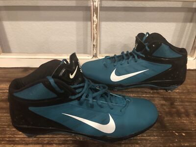 NIKE ALPHA TALON ELITE 3/4 FOOTBALL CLEATS - TIEL/BLACK 534769 415 Size 13.5