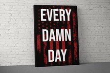 Motivational Quote Wall Art - Large Canvas - Home Gym Decor