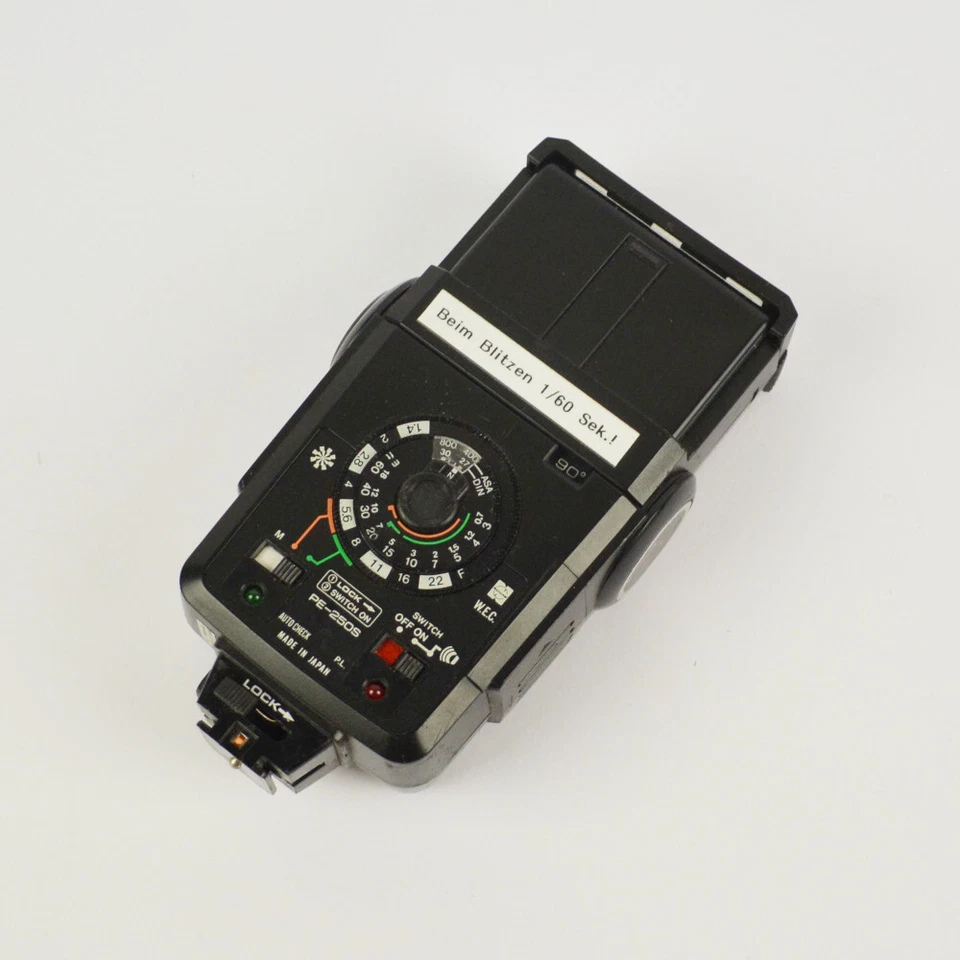 National PE-250S Blitzgerät - Blitzlichtgerät - Vintage Flash Unit - Bild 4 von 4