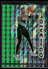 #6 Damian Lillard 2022-23 Panini Mosaic Give and Go Mosaic Green