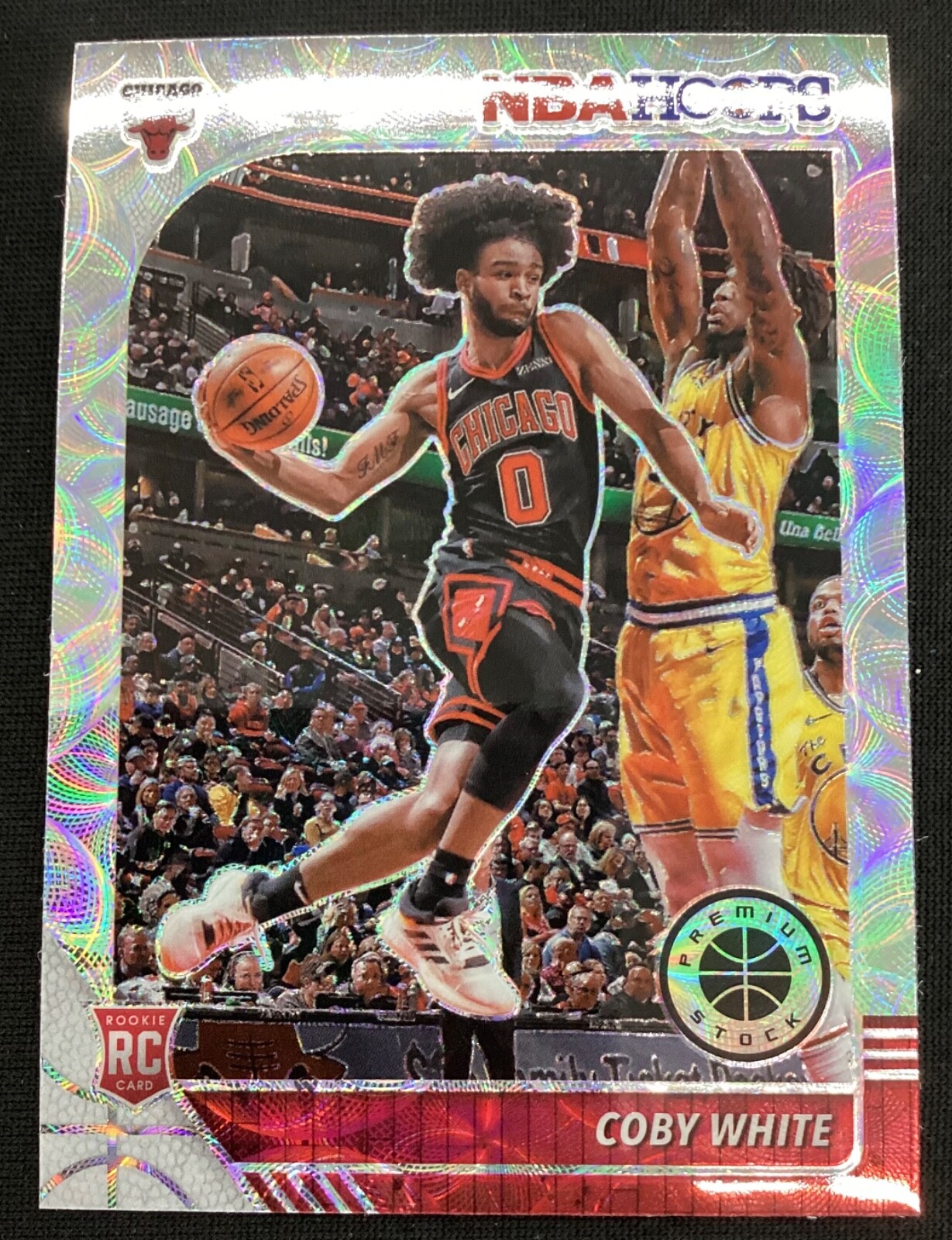 2019 Panini NBA Hoops Premium Stock Silver Scope Prizm Coby White #204 Rookie RC