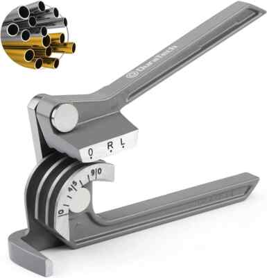 DURATECH Tube Bender, Pipe Bender, 3-IN-1, 1/4'', 5/16'', 3/8'', for Copper, Brass,