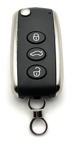 For Bentley Continental GT Flying Spur 3 button remote flip key shell case cover - Picture 2 of 6