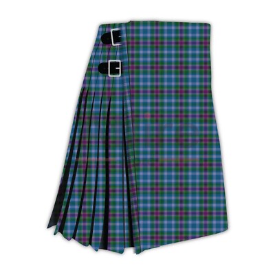 Scottish Handmade Traditional Virginia Tartan Kilt - Virginia Tartan