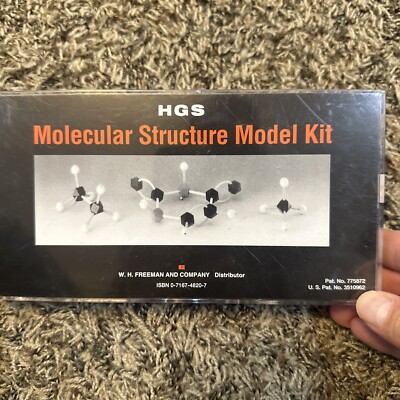 HGS Molecular Structure Model Kit Organic Chemistry WH Freeman Homeschool Sealed