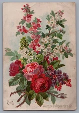 1800s Benwood West Virginia Wheeler & Wilson Sewing Machine Victorian Trade Card