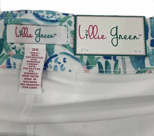 Pantaloncino donna Lillie Green lunghezza sportiva 3X UPF-50 NUOVO con etichette - Foto 9 di 26