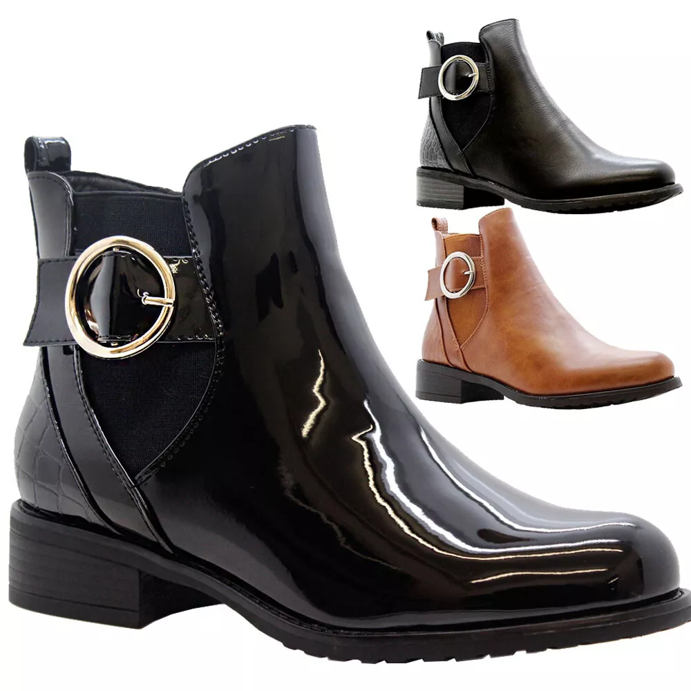 Office hot sale buckle boots