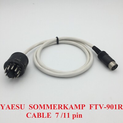 アクセサリー YAESU FTV-901 Yaesu sommerkamp FTV 901R FTV-901 cable 7-11pin ACC FT-101ZD