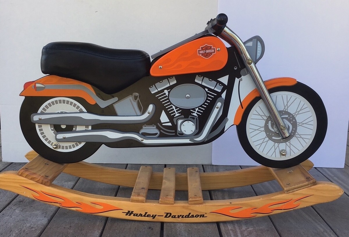 Kidkraft Wooden Harley Davidson Kid Rocker Rocking Motorcycle