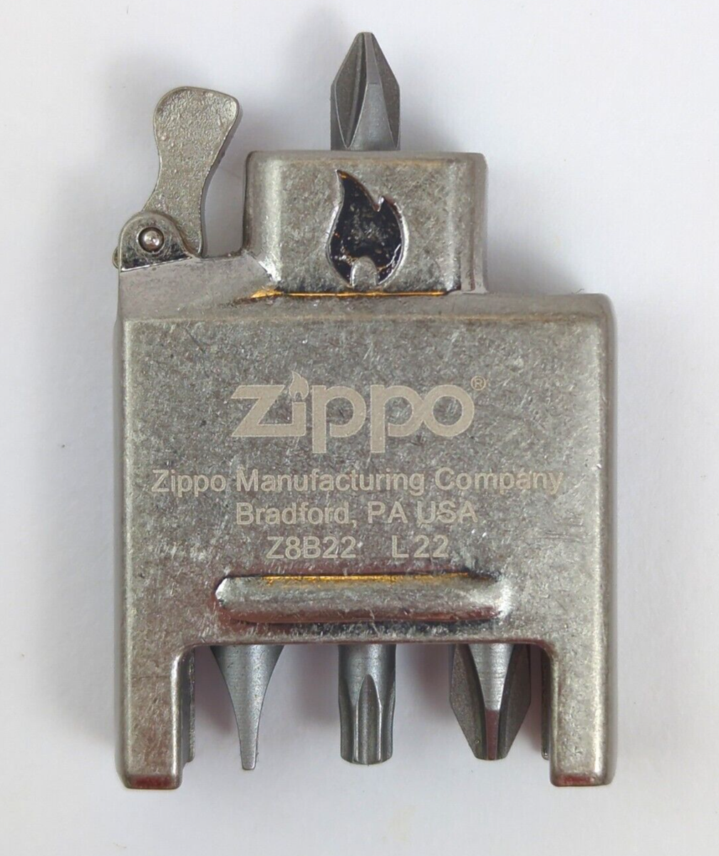 Zippo BIT SAFE 4-in-1 SCREWDRIVER Lighter Insert, 65701 Zippo BIT SAFE 4-in-1 SCREWDRIVER Lighter Insert, 65701