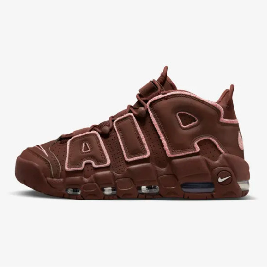 Кроссовки Nike Air More Uptempo 96 Темно-коричневого и нежно-розового цветов (DV3466-200)