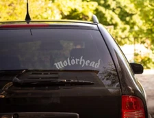 Motorhead Vinyl Logo Sticker Decal Heavy Metal Band Car Bumper Girlschool Accept
