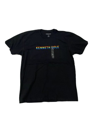 KENNETH COLE BLACK RAINBOW FONT PRIDE 