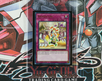 YuGiOh Trap Card Broken Line MGED-EN151 1ST Edition Gold Rare | eBay