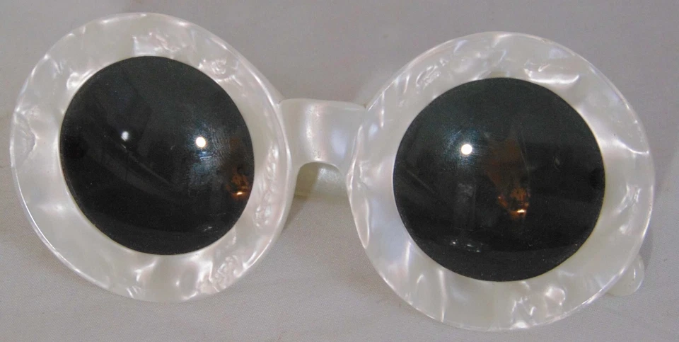 Gafas de sol retro años 50 French Couture Club-Master raras nacaradas monturas Foto 2 de 4