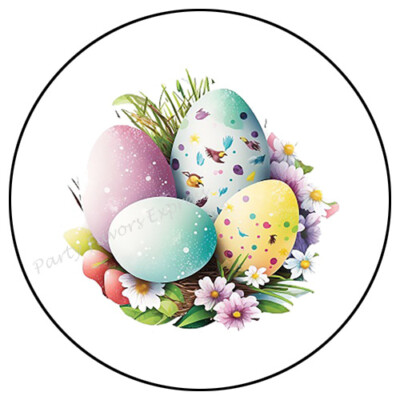 EASTER EGGS ENVELOPE SEALS LABELS PARTY FAVORS STICKERS