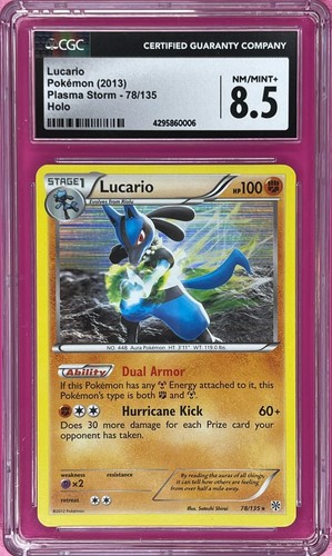 Lucario graded CGC 8.5 for sale on eBay