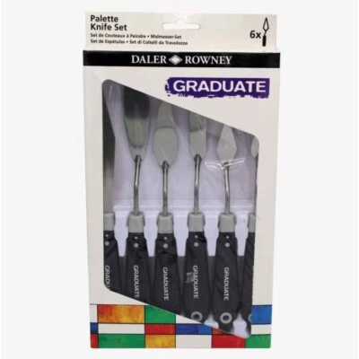 DALER-ROWNEY Juego de 6 cuchillos de pintura Daler Rowney
