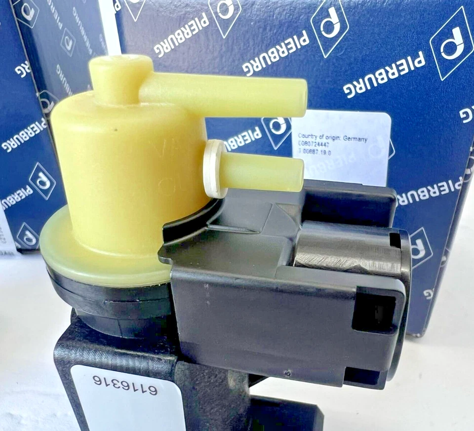 Válvula solenóide dianteira traseira PIERBURG Turbo Boost fabricante de equipamento original 2 peças para BMW 3.0L 135 535 Z4 - Imagem 2 de 4