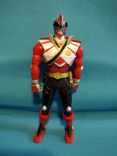 2011 Bandai Power Rangers Samurai Red Armor Morphin Spin Action Figure + bonus - Picture 2 of 8