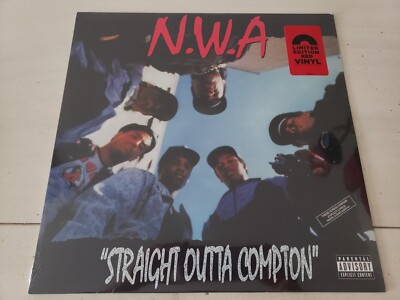 NWA STRAIGHT OUTTA COMPTON VINYL NEW! LIMITED RED LP! DR. DRE