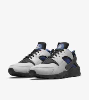 Unisex Nike Air Huarache LE Sneaker DH8143 400 Grau/Blau Größe UK 10 EU 45