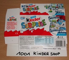 KINDER 3PACK TRIPACK UND SCHLUMPF SCHLUMPF SMURF CITY - 2018 BE BENELUX