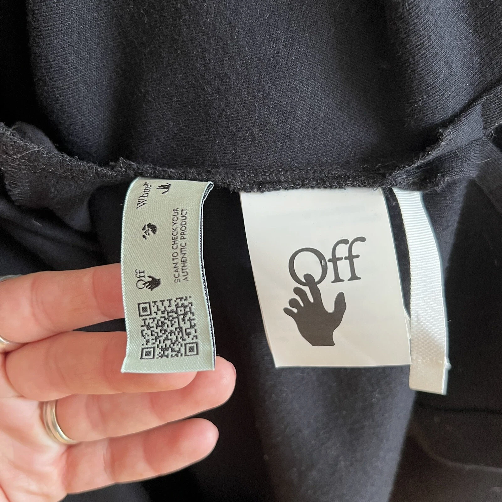 OFF WHITE Abito bianco sporco floreale Virgilio Abloh