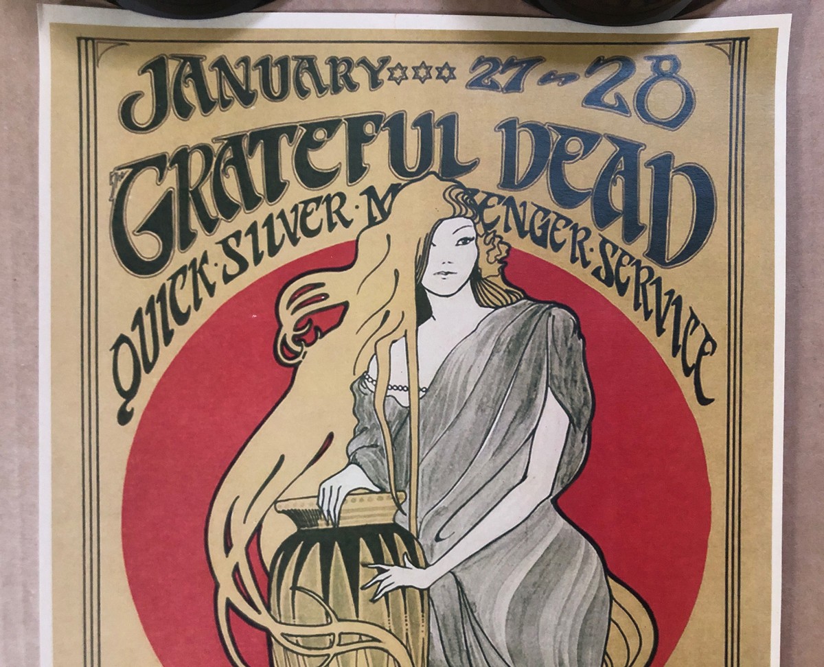 The Grateful Dead Poster Print Repop Reprint Quicksilver Avalon