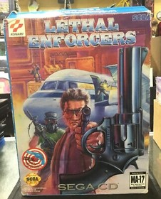 LETHAL ENFORCERs (1993) (SEGA CD) (INCLUDES EVERYTHING, READ DESCRIPTION)