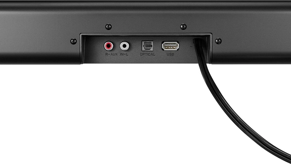 Insignia- 2.1-Channel Soundbar with Wireless Subwoofer,  Black ~ Brand New - Image 3 of 4