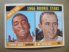 1966 Topps Baseball - #164 Tommie Agee (R)