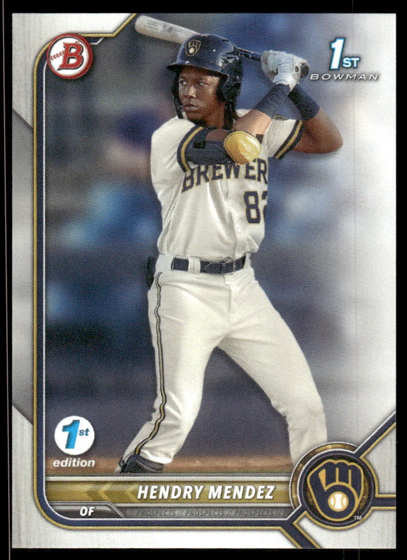 Hendry Mendez 2022 Bowman 1st Edition #BPPF-88 60793