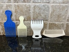 Vintage Goody Hair Picks Lift Combs Tease Retro 80s 90 s 4 pc