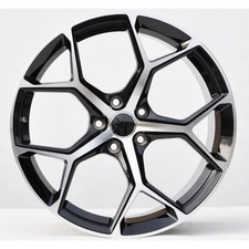 SET N.4 CERCHI PER AUDI TT IN LEGA 19" REPLICA 6132 BLACK MACHINED FACE