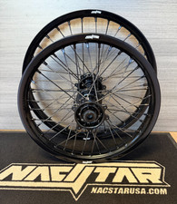 Surron Ultra Bee Wheels 18 21 Black Nacstar Sur-ron Ultra Bee Wheel Set Surron